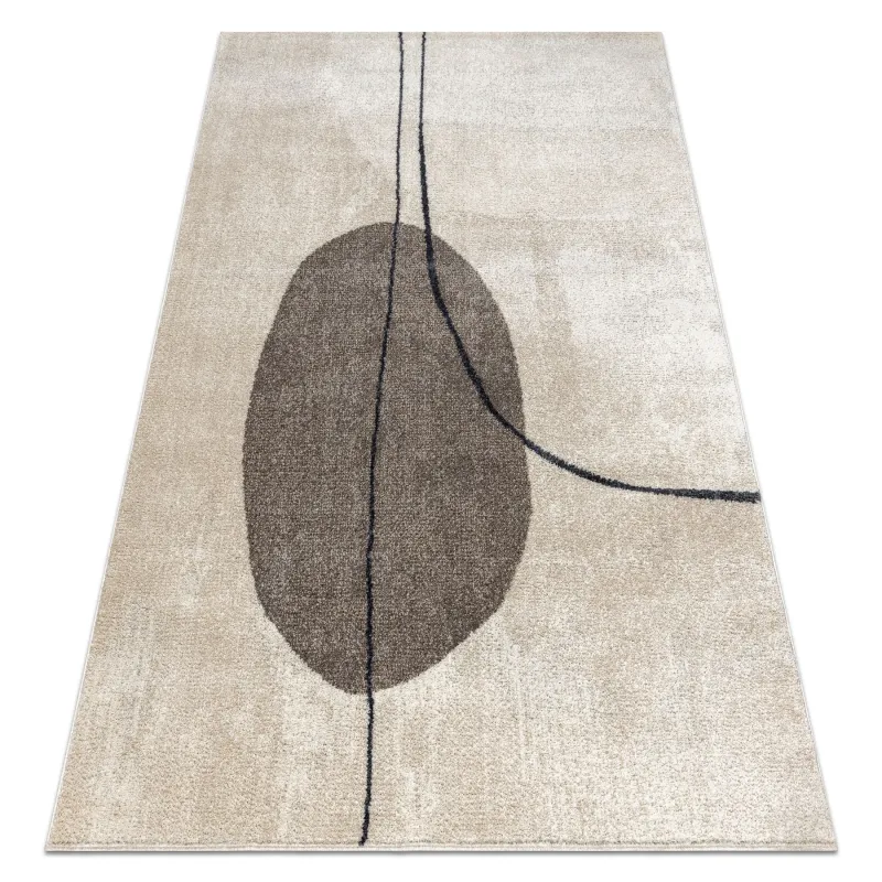 Teppich FUSION 0808 creme / beige - Geometrisch, modern, abstrakt