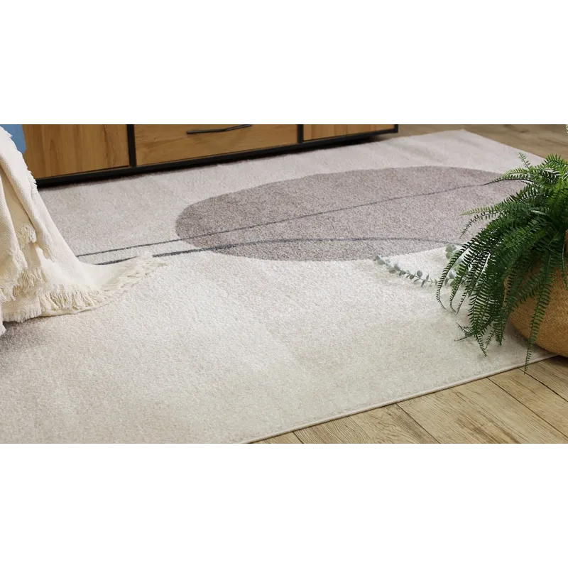 Teppich FUSION 0808 creme / beige - Geometrisch, modern, abstrakt
