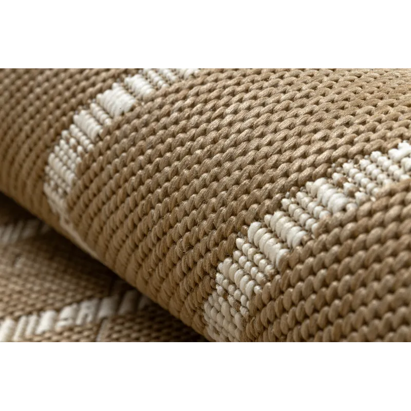 Sisal Teppich in geometrischem Design, ideal für Kinderzimmer, strapazierfähig