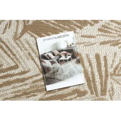 Eleganter Sisal Teppich in natürlichem Beige, perfekt für moderne Räume