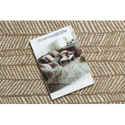 Beige Sisalteppich, ideal für elegante Wohnräume