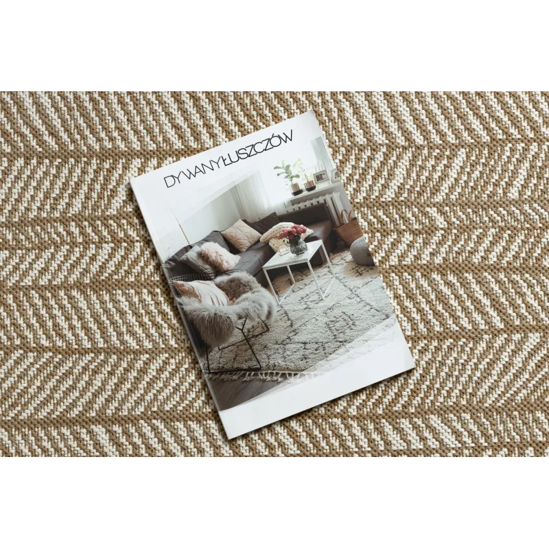 Beige Sisalteppich, ideal für elegante Wohnräume