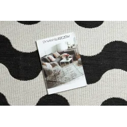 Eleganter Teppich mit Wellenmuster, ideal für das Wohnzimmer