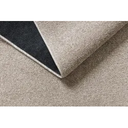 Teppich ETON PLUS beige einfarbig, unifarben, glatt