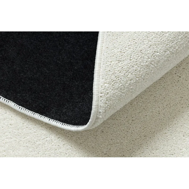 Teppich ETON PLUS rund creme einfarbig, unifarben, glatt