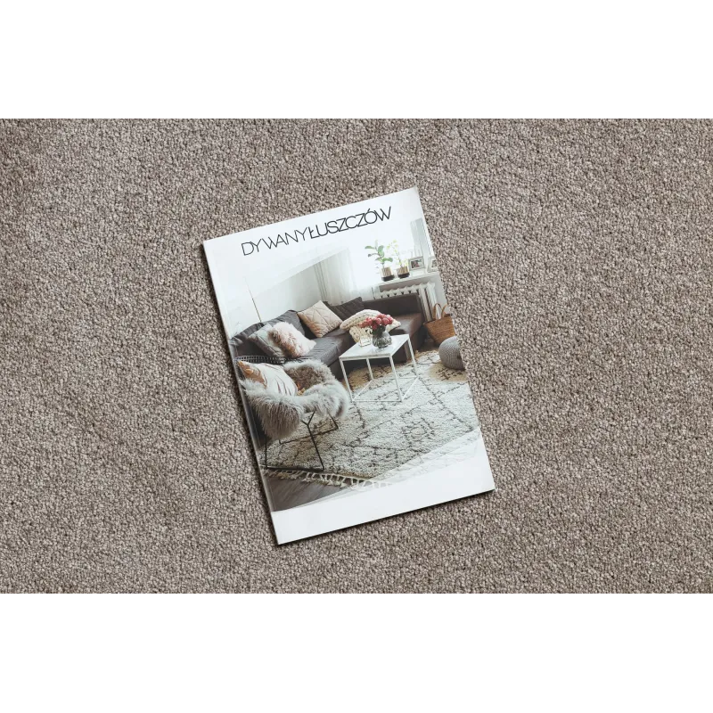 Teppich ETON PLUS Kreis beige einfarbig, einfarbig, glatt