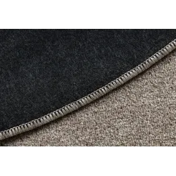 Teppich ETON PLUS Kreis beige einfarbig, einfarbig, glatt