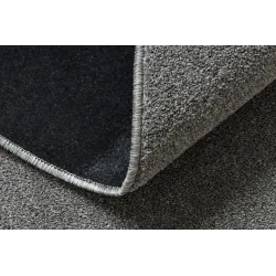 Teppich ETON PLUS Kreis hellgrau einfarbig, einfarbig, glatt