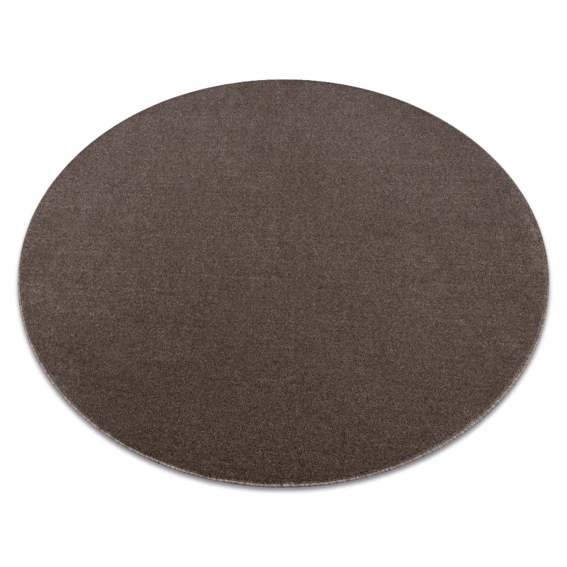 Teppich ETON PLUS Kreis mocca Melange braun / beige