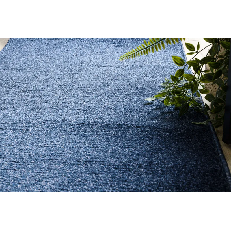 Dunkelblauer SOFTY Läufer, weiches und angenehmes Material