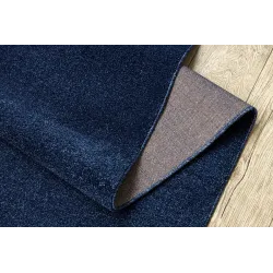 Dunkelblauer SOFTY Läufer, ideal für Wohnzimmer oder Schlafzimmer