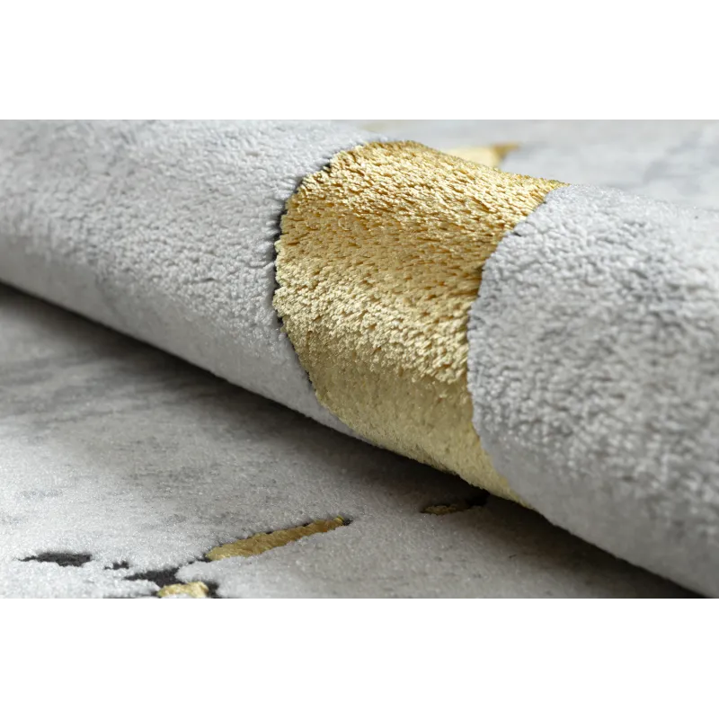 Teppich ALLURE 1963 Marmor - Strukturell, elegant, Glamour Weiß / Gold