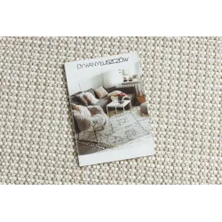 Teppich CASABLANCA LOOP weiß / beige Schlingenflor, weich