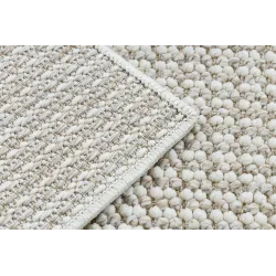 Teppich CASABLANCA LOOP weiß / beige Schlingenflor, weich