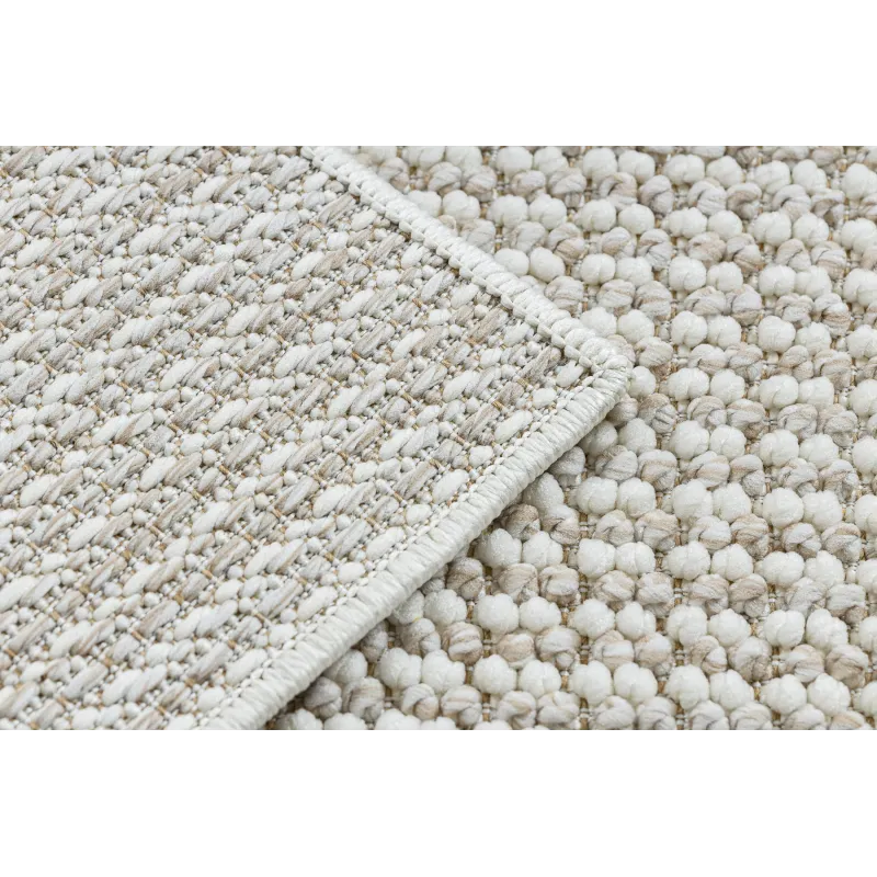 Teppich CASABLANCA LOOP weiß / beige Schlingenflor, weich