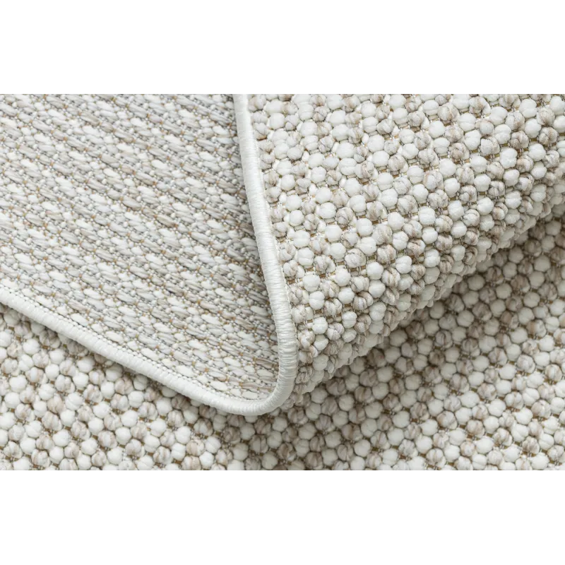 Teppich CASABLANCA LOOP weiß / beige Schlingenflor, weich