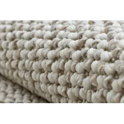 Teppich CASABLANCA LOOP weiß / beige Schlingenflor, weich