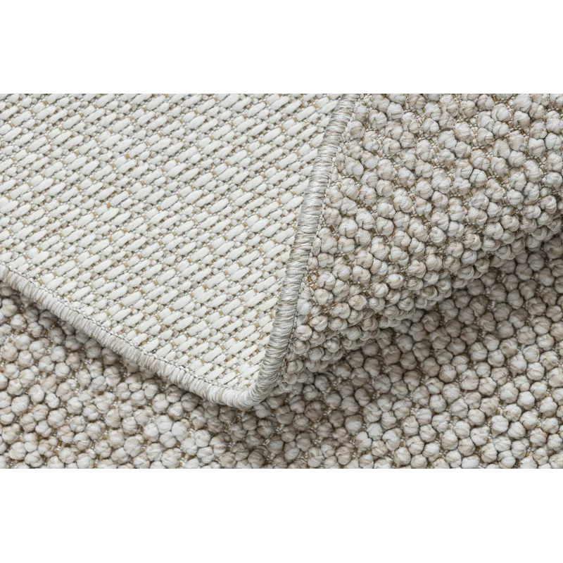 Teppich CASABLANCA LOOP rund beige Schlingflor, weich