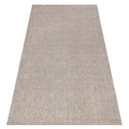 Brauner Polypropylen Teppich 80x150 cm, modernes Design, ideal für das Wohnzimmer