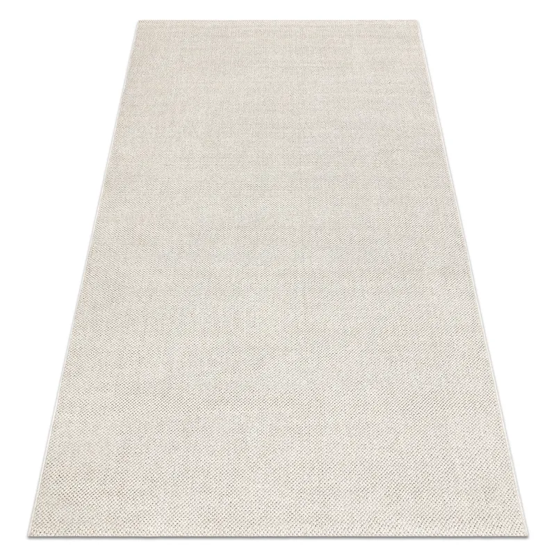 Creme Polypropylen Teppich 80x150 cm, moderner Stil, ideal für das Wohnzimmer