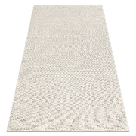 Creme Polypropylen Teppich 80x150 cm, moderner Stil, ideal für das Wohnzimmer