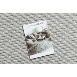 Silberner Polypropylen Rechteck Teppich – Ansicht 2