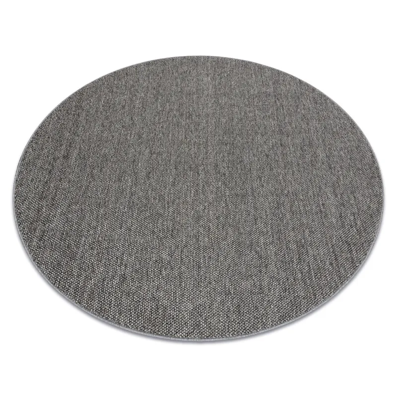 Grauer rechteckiger Teppich aus Polypropylen, modernes Design für jedes Zuhause