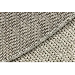 Creme Polypropylen Rechteck Teppich – Ansicht 3