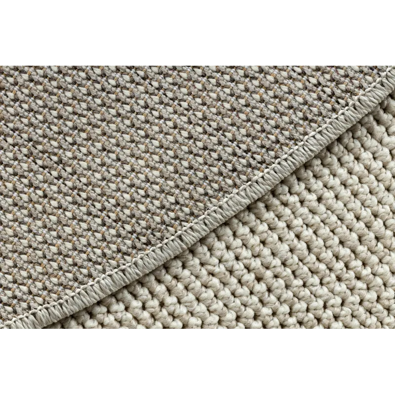 Creme Polypropylen Rechteck Teppich – Ansicht 3