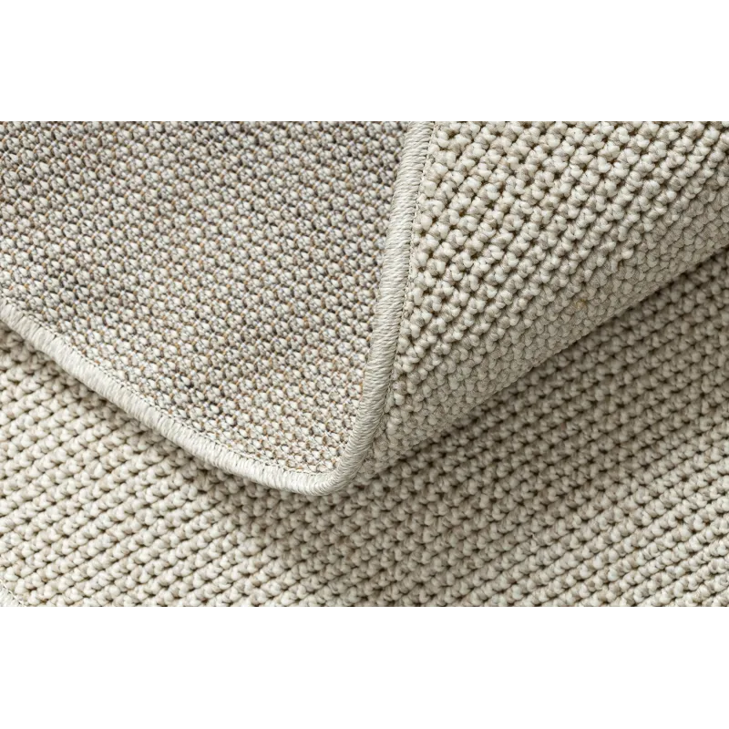 Creme Polypropylen Rechteck Teppich – Ansicht 4