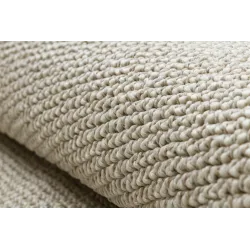 Creme Polypropylen Rechteck Teppich – Ansicht 5