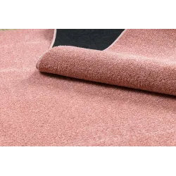 Teppich ETON PLUS Puderrose Einfarbig, einfarbig, glatt