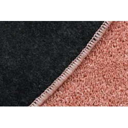 Teppich ETON PLUS Kreis Puderrose Einfarbig, einfarbig, glatt