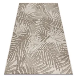 TEPPICH SISAL FLOORLUX LAUBEN Champagner / taupe JUNGLE - ZWEITKLASSIGES PRODUKT