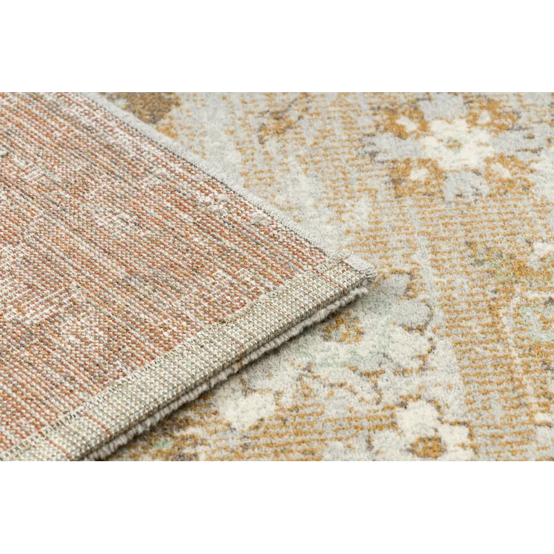 Teppich SOHO 477.22.LA115 Wollmischung OSTA - Ornament, Blüten natürliches Beige / Terrakotta