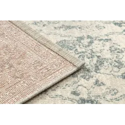 Teppich ABBY 486.25.LA110 Wollmischung OSTA - Ornament, Rahmen klassisch beige / grün