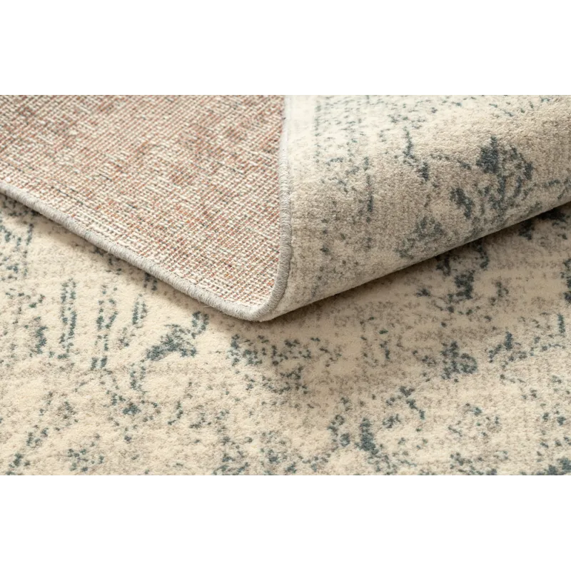Teppich ABBY 486.25.LA110 Wollmischung OSTA - Ornament, Rahmen klassisch beige / grün