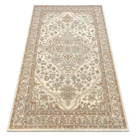 Teppich SOHO 477.01.LA100 Wollmischung OSTA - Ornament, Rosette beige