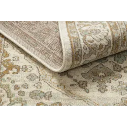 Teppich SOHO 477.01.LA100 Wollmischung OSTA - Ornament, Rosette beige