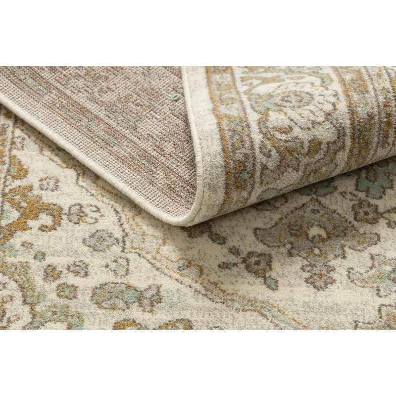 Teppich SOHO 477.01.LA100 Wollmischung OSTA - Ornament, Rosette beige