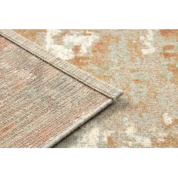 Teppich ABBY 486.13.LA112 Wollmischung OSTA - Vintage, modern Grün / Terrakotta