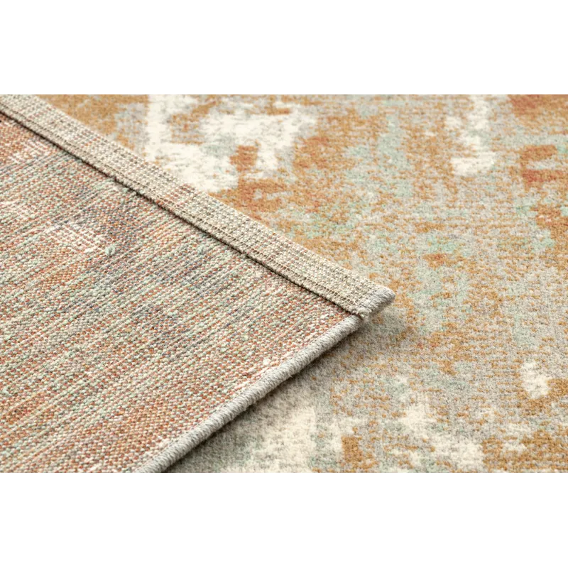 Teppich ABBY 486.13.LA112 Wollmischung OSTA - Vintage, modern Grün / Terrakotta