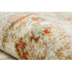 Teppich SOHO 477.04.LA110 Wolle OSTA - Blumen, Rahmen natur Beige / Terrakotta