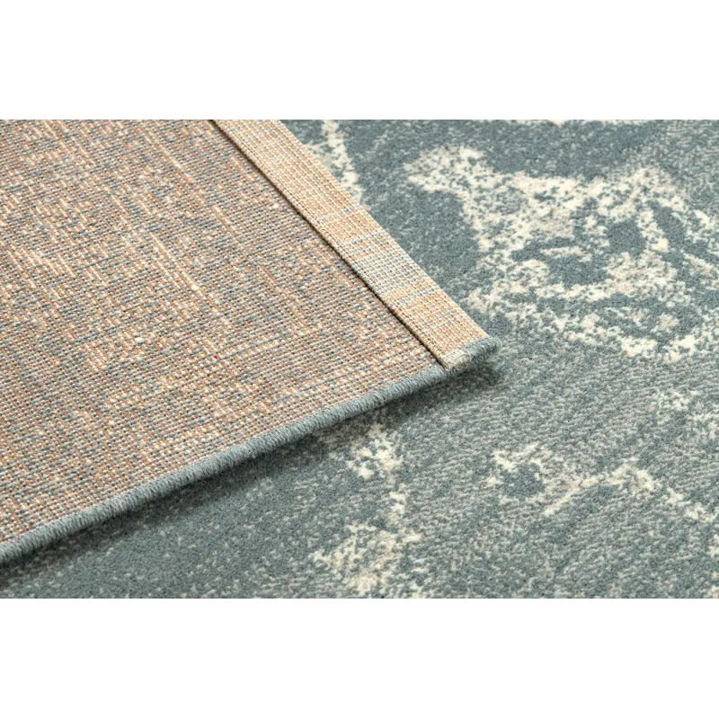 Teppich ABBY 486.10.LA500 Wollmischung OSTA - Ornament, Rahmen klassisch Blau / Beige