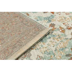 Teppich SOHO 477.04.LA400 Wollmischung OSTA - Ornament, Rahmen natur grün / beige