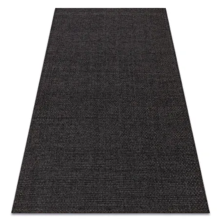 Sisal Teppich TIMO 6272 in Schwarz, perfekt für den Außenbereich geeignet