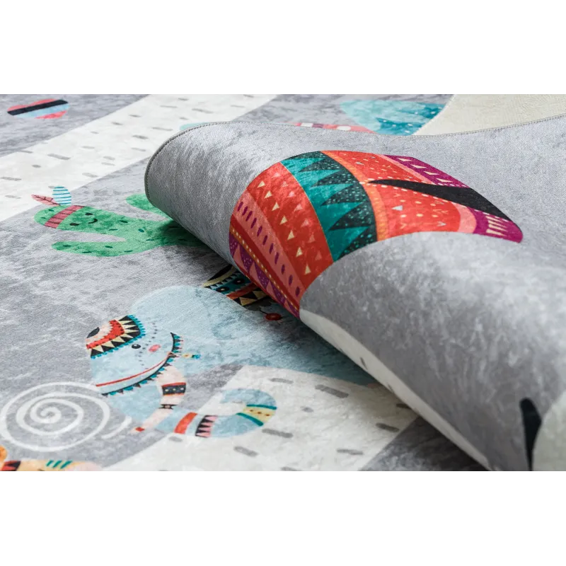 BAMBINO 2160 Teppich, weicher rutschfester Teppich für Kinder zum Spielen