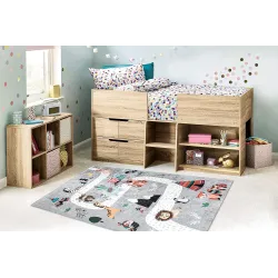 BAMBINO 2160 Teppich, mit Tiermotiven, ideal für das Kinderzimmer