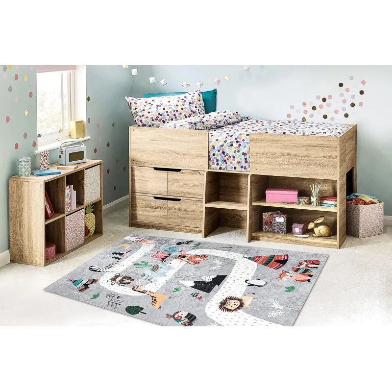 BAMBINO 2160 Teppich, mit Tiermotiven, ideal für das Kinderzimmer