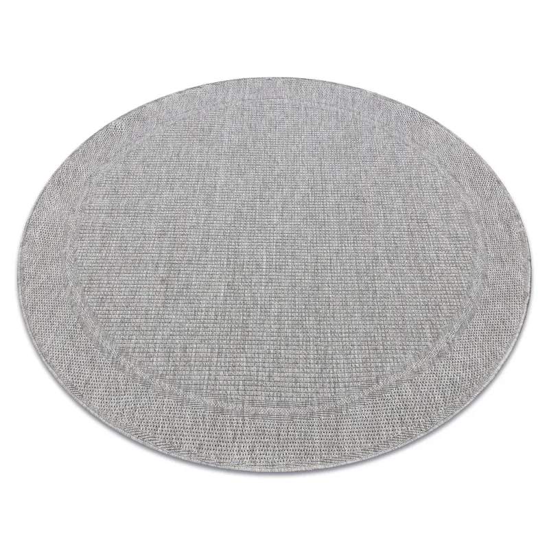 Sisal Teppich TIMO 5979 in hellem Grau für den Außenbereich